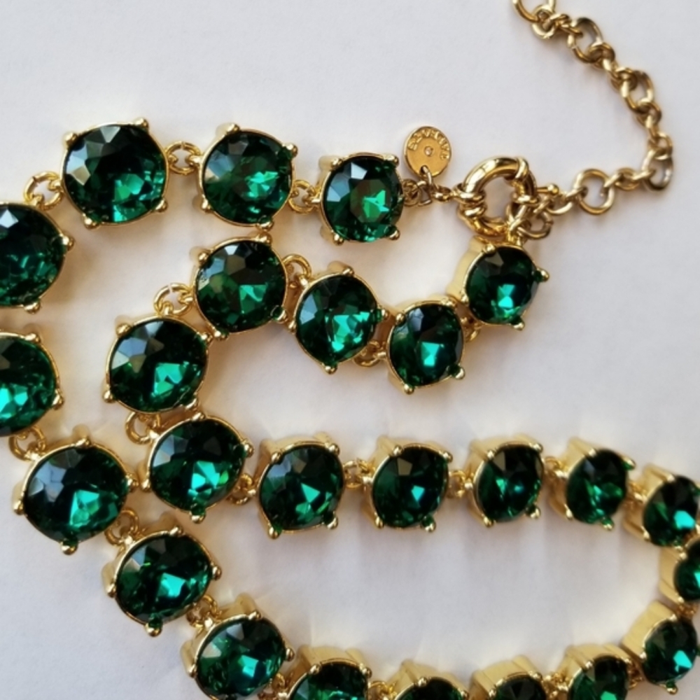 ❗Talbots Crystal Necklace Emerald❗